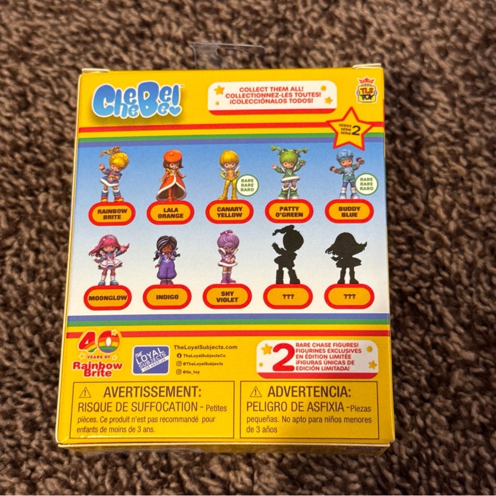 40 Years Rainbow Brite LaLa Orange Mini Doll Chee Bee Collectible Toy Series 2 - Picture 2 of 2
